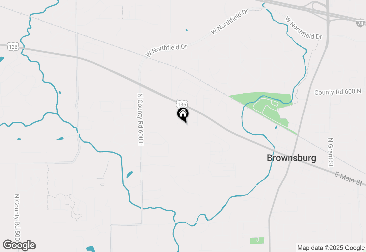 Map of 5686 Henderson Drive, Brownsburg, IN 46112