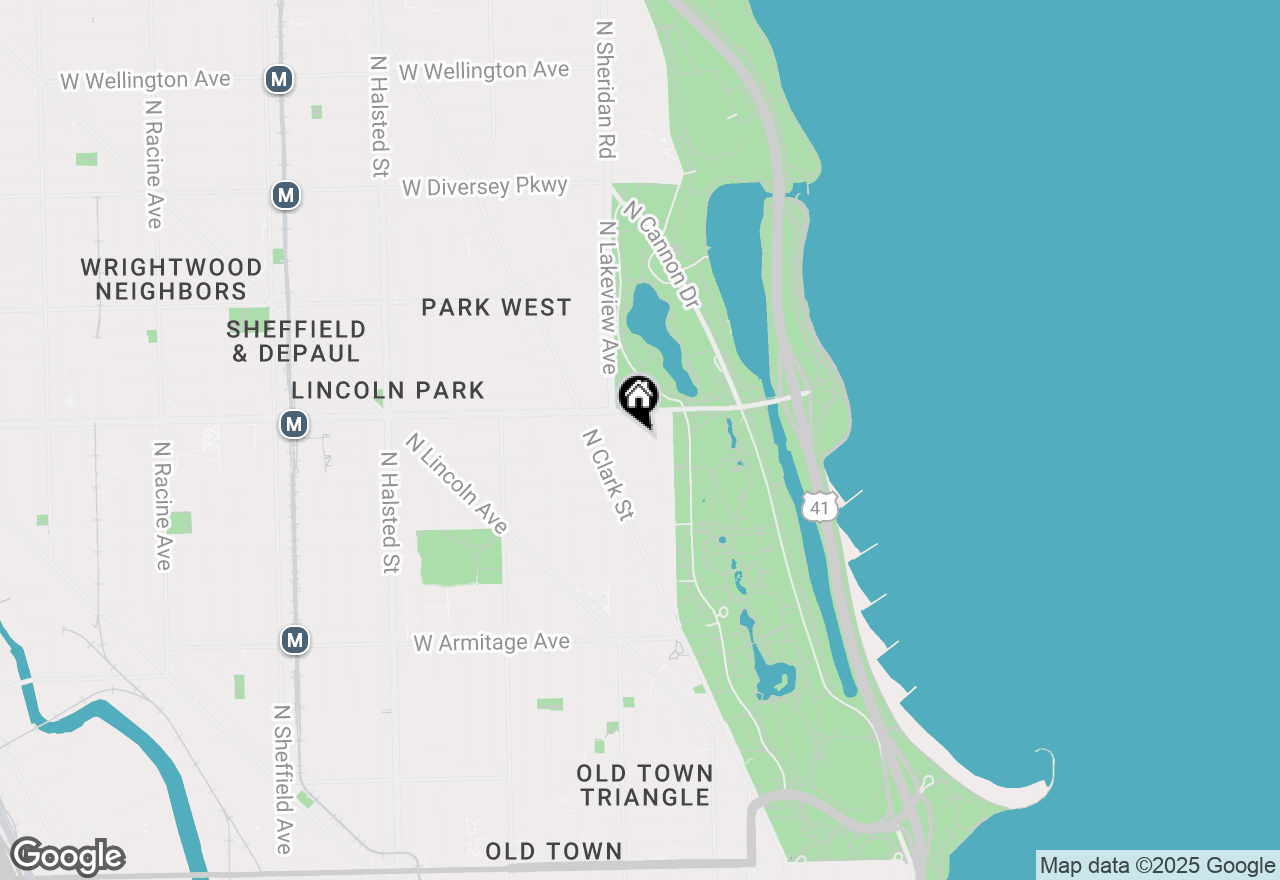 Map of 2335 N Commonwealth Avenue #2G, Chicago, IL 60614