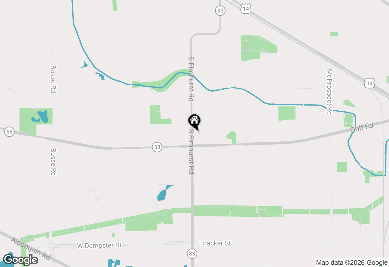 Map of 911 S Elmhurst Road, Mount Prospect, IL 60056