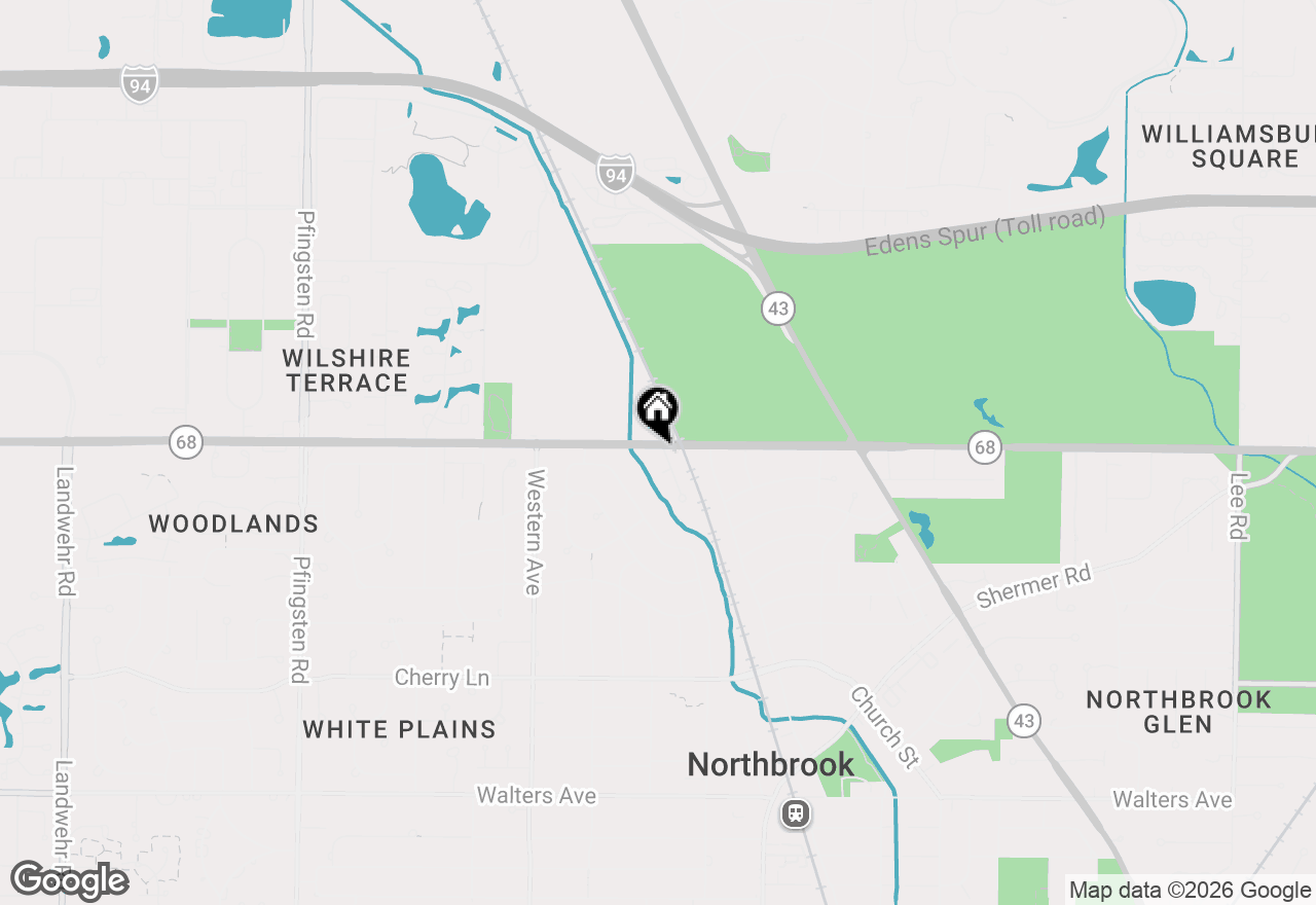 Map of 800 Fair Lane, Northbrook, IL 60062