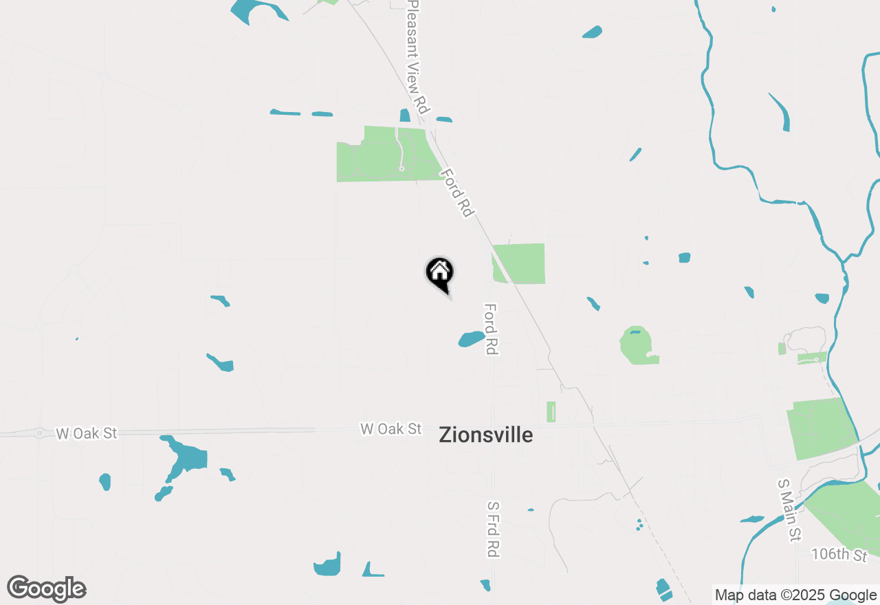 Map of 10 Danbury Court, Zionsville, IN 46077