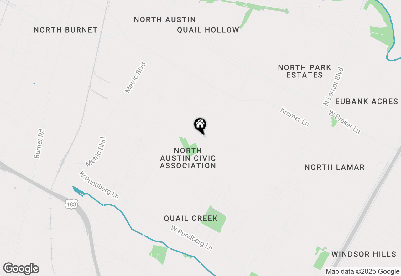 Map of 10407 Button Quail Dr, Austin, TX 78758