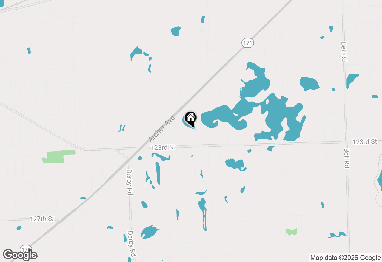 Map of 12198 Oxford Court, Lemont, IL 60439