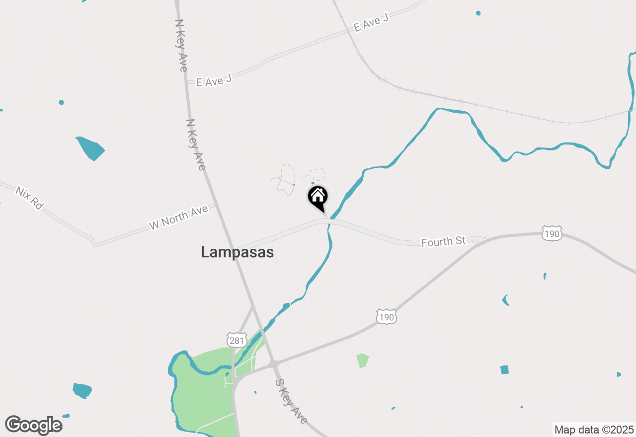 Map of 801 E 4th St, Lampasas, TX 76550