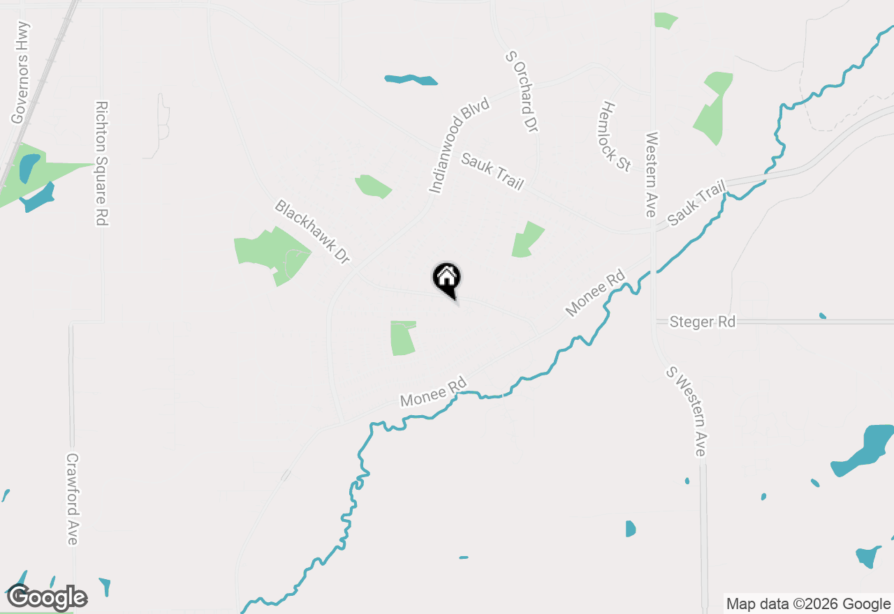 Map of 102 Nashua Street, Park Forest, IL 60466