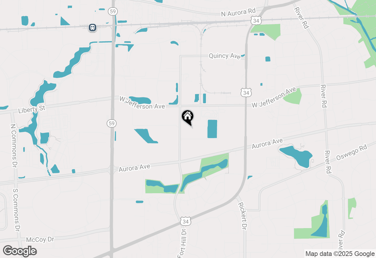 Map of 424 Fort Hill Drive #113, Naperville, IL 60540