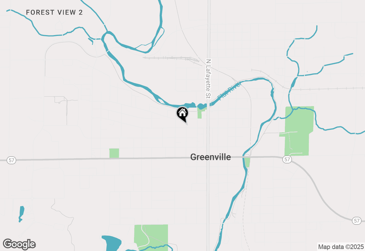Map of 306 W Grove Street, Greenville, MI 48838