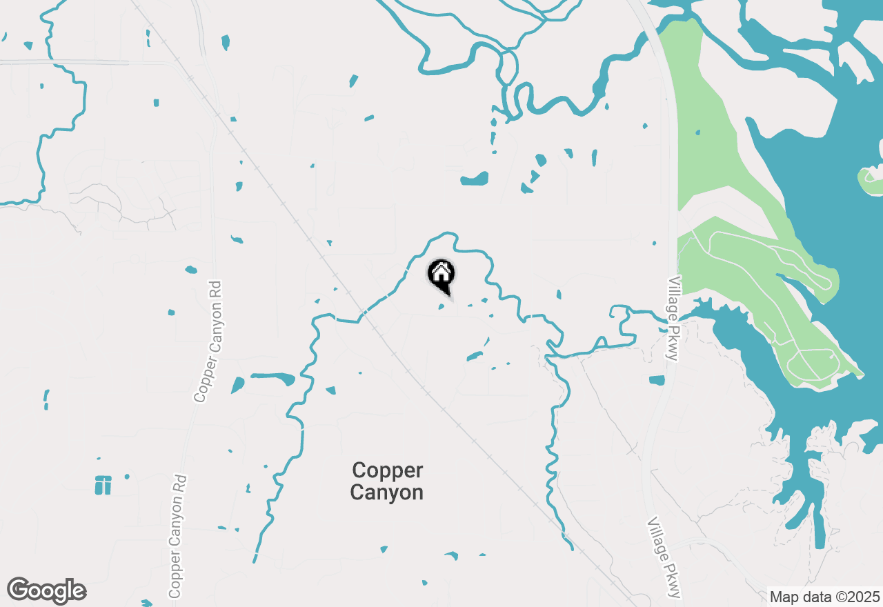 Map of 670 Estates Drive, Copper Canyon, TX 75077