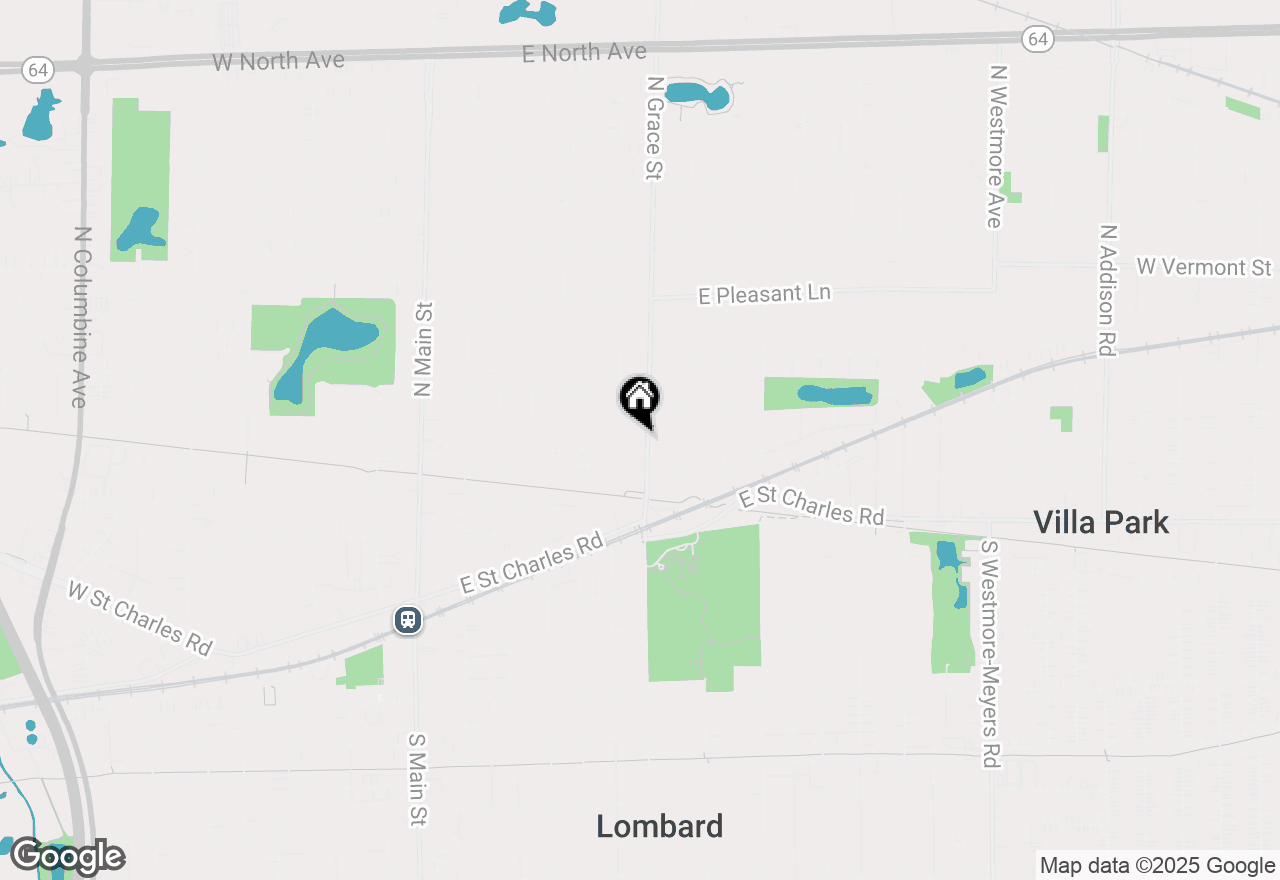 Map of 220 N Grace Street, Lombard, IL 60148