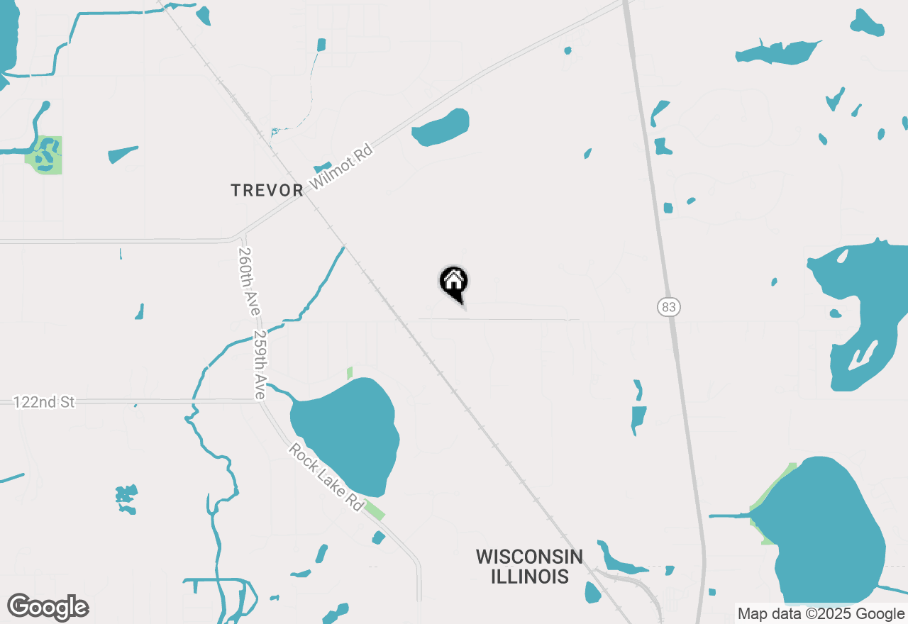 Map of 24821 118th St, Trevor, WI 53179