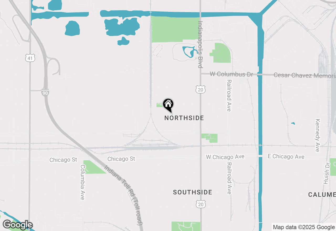 Map of 1122 W 144th Street, East Chicago, IN 46312