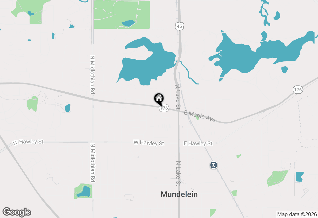 Map of 209 W Maple Avenue #B, Mundelein, IL 60060