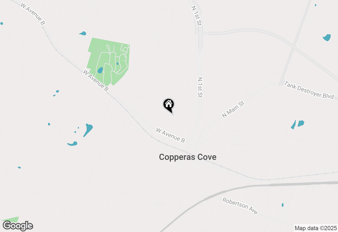Map of 506 N 9th Street, Copperas Cove, TX 76522