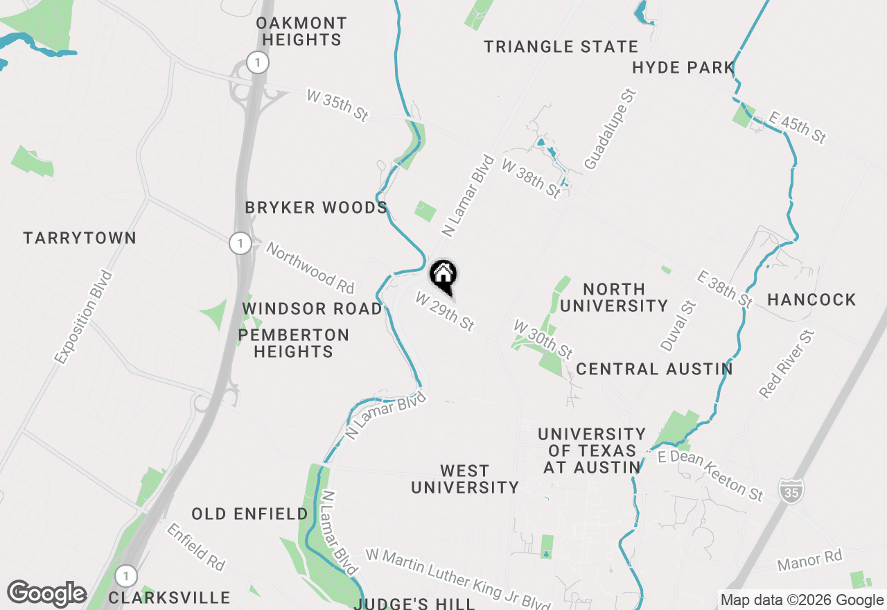 Map of 808 W 29th St #301, Austin, TX 78705
