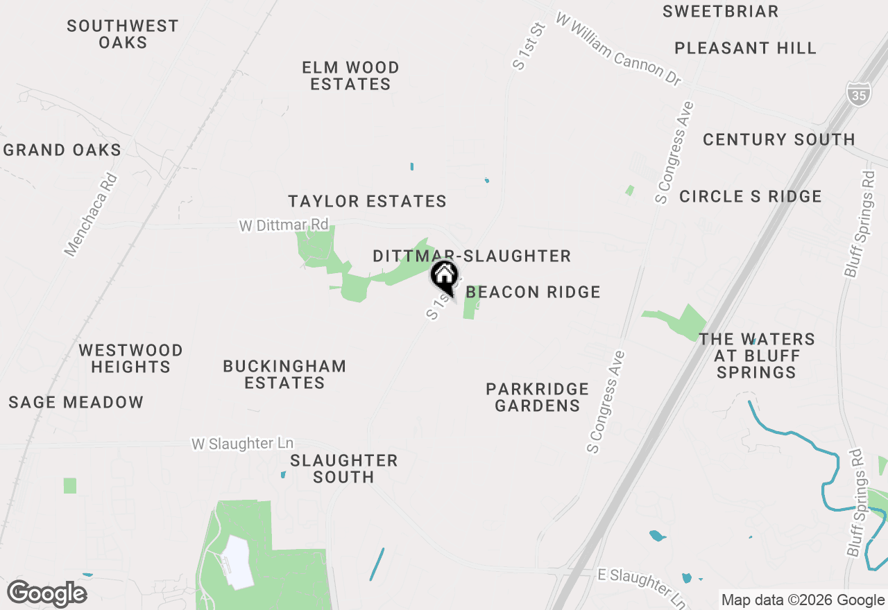 Map of 8105 S 1st St #B, Austin, TX 78748
