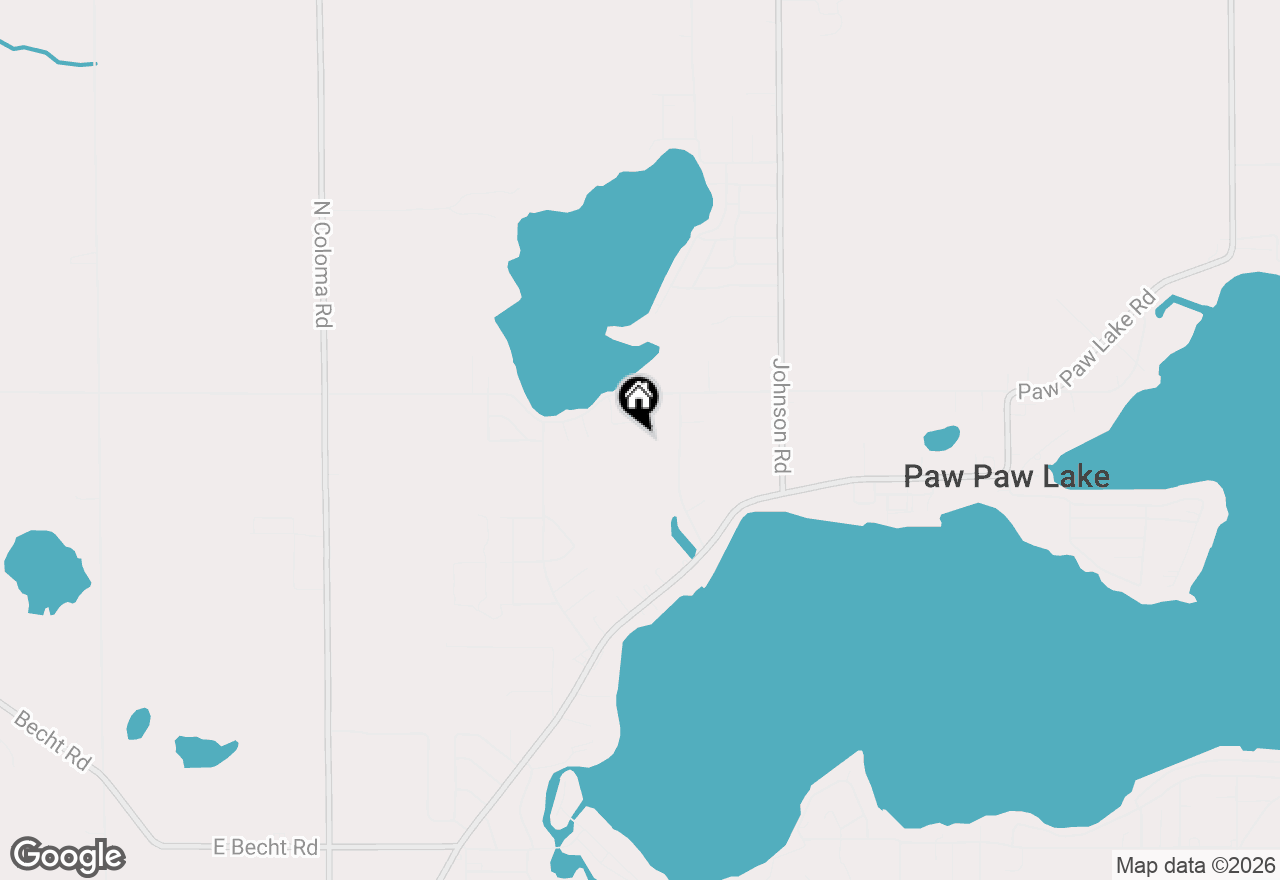 Map of 7038 Little Paw Paw Lake Road, Coloma, MI 49038