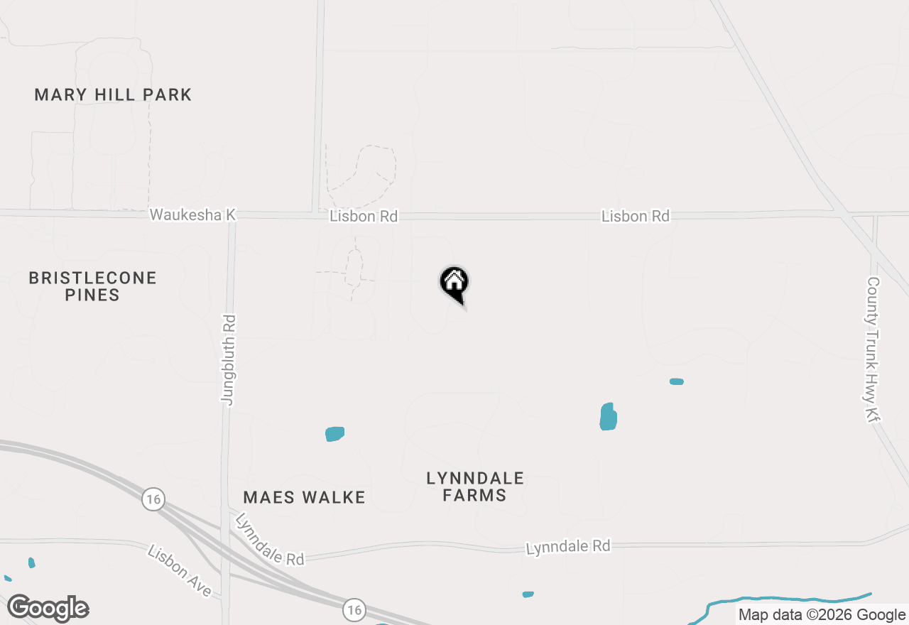 Map of W278N5356 Hanover Hill Rd, Lisbon, WI 53089