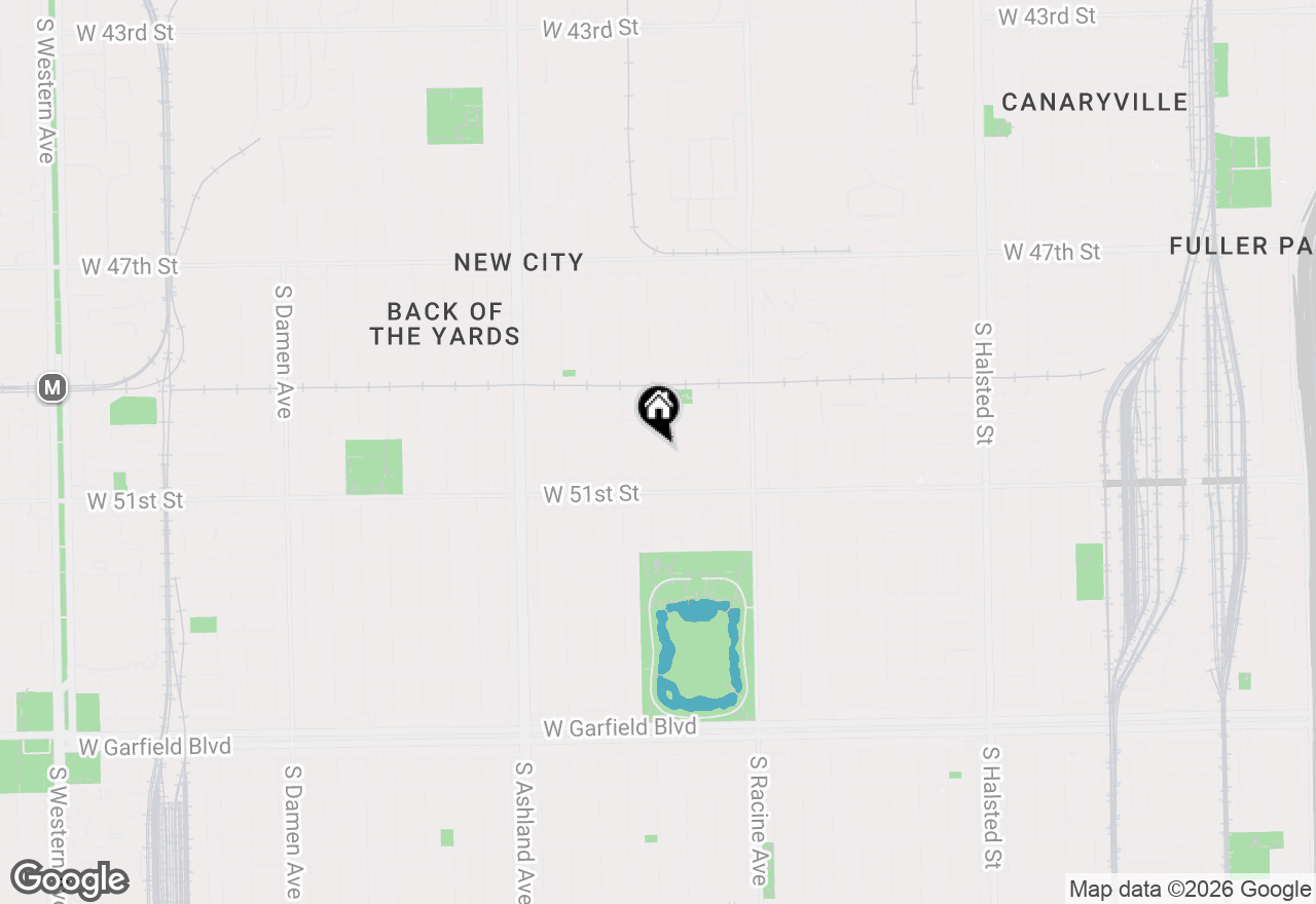 Map of 5012 S Ada Street, Chicago, IL 60609