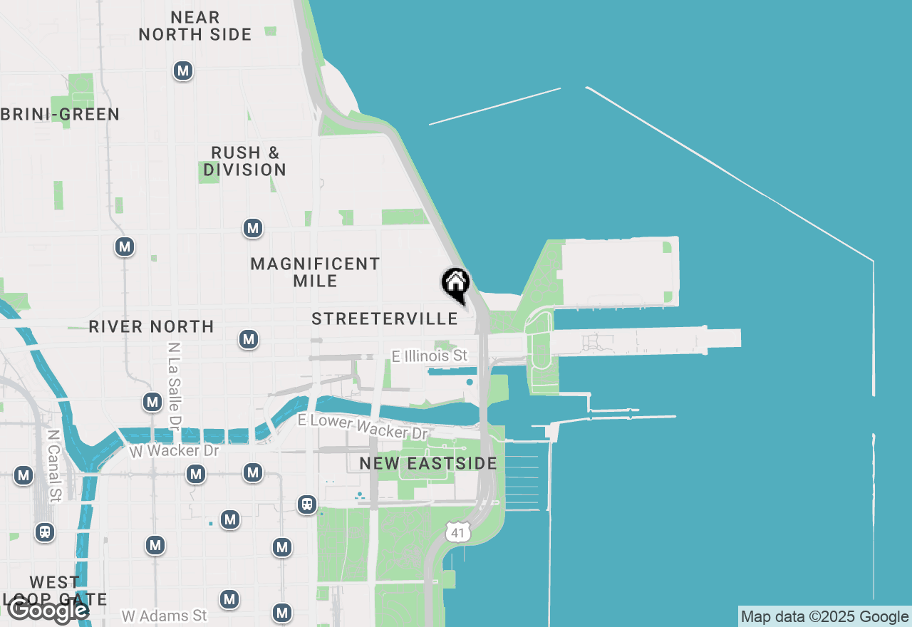 Map of 600 N Lake Shore Drive #2205, Chicago, IL 60611