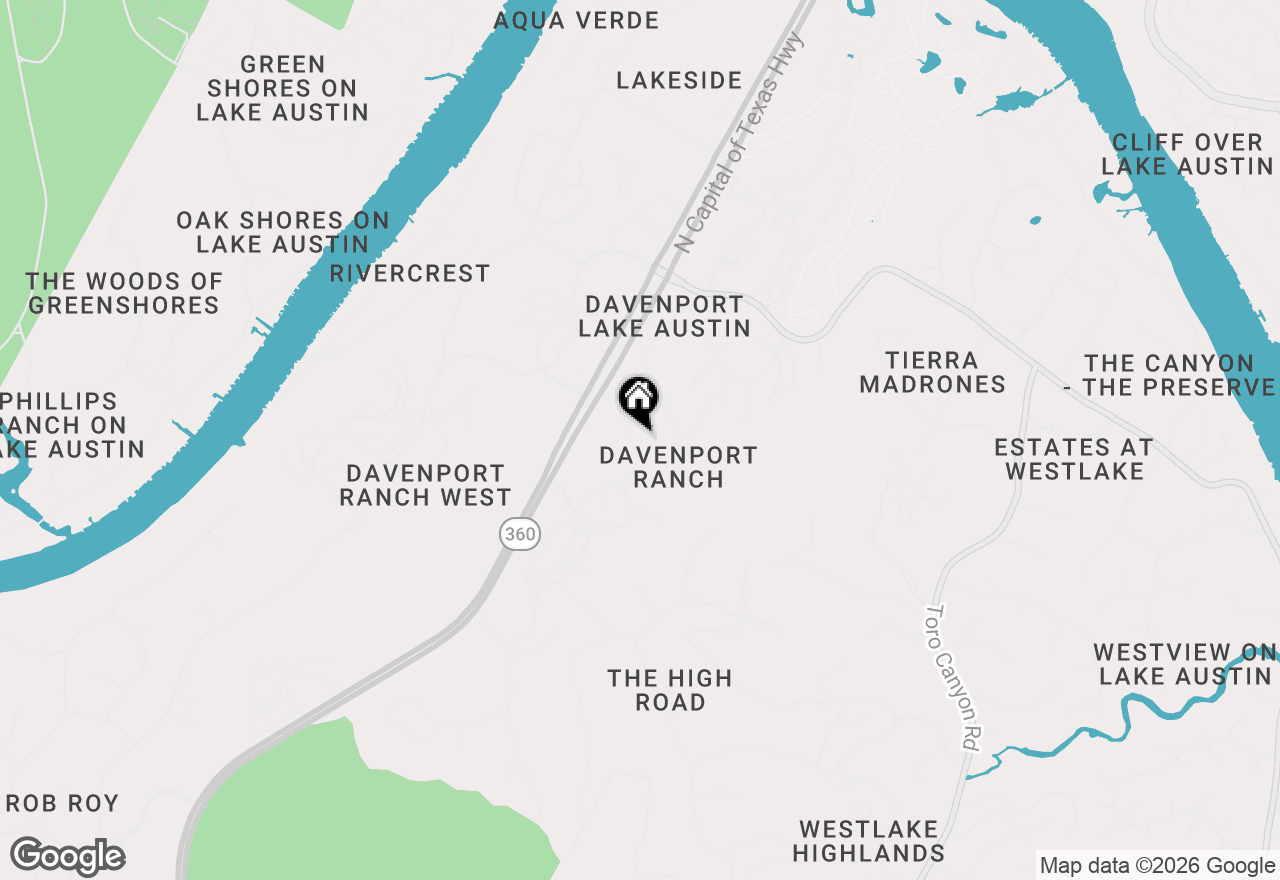 Map of 3200 Riva Ridge Rd, Austin, TX 78746