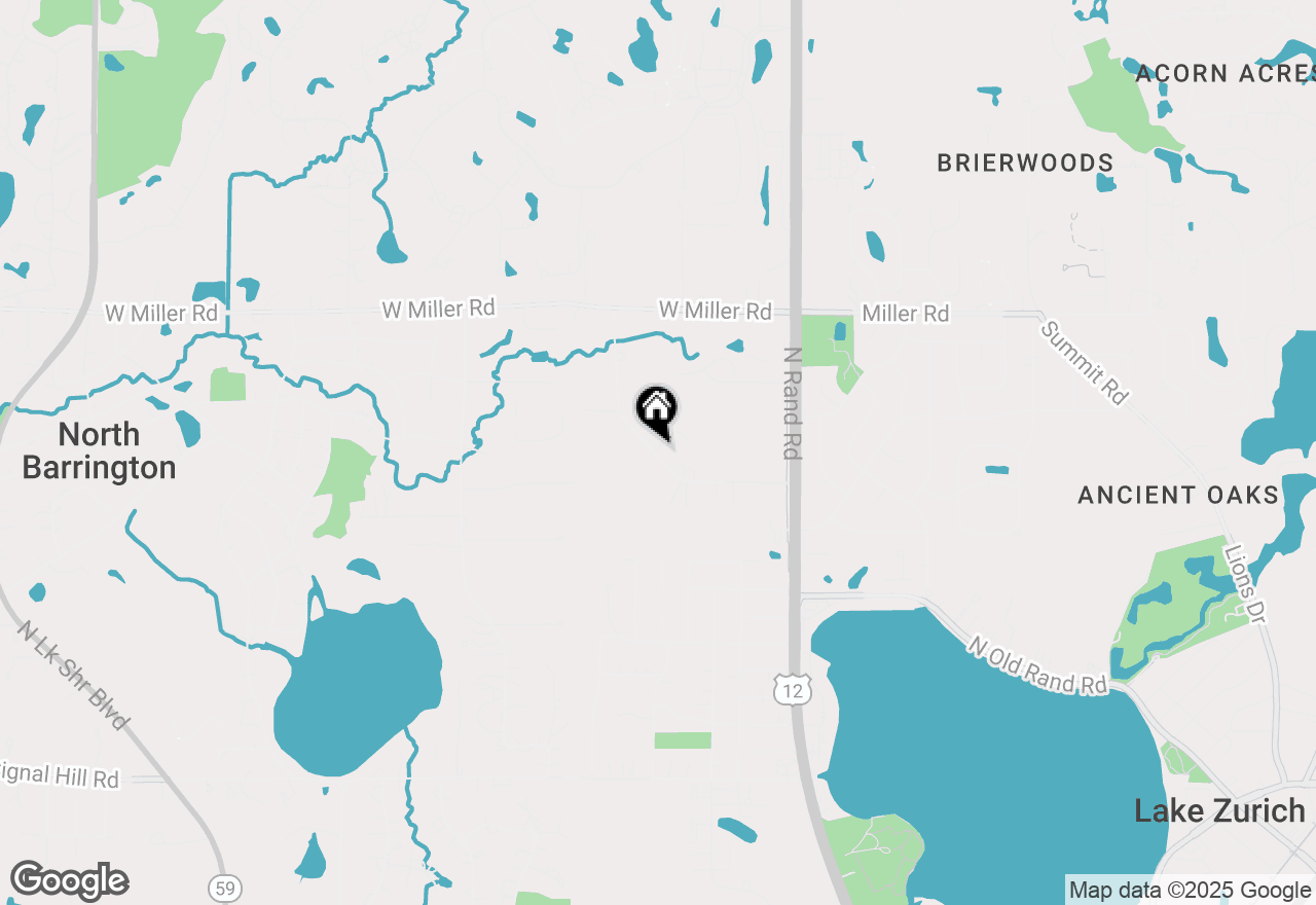 Map of 165 Clover Hill Lane, Barrington, IL 60010