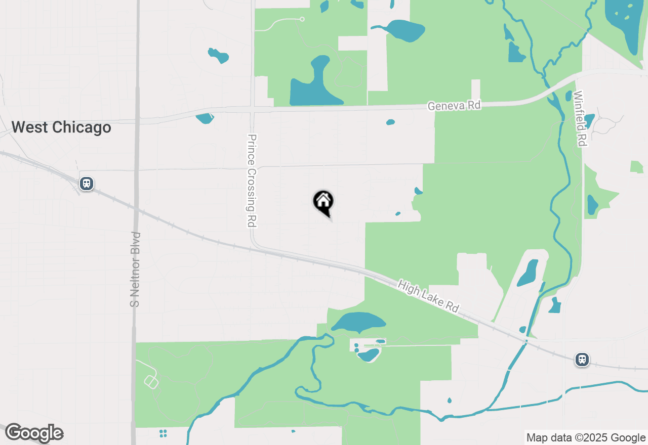 Map of 34 Lake Drive, West Chicago, IL 60185