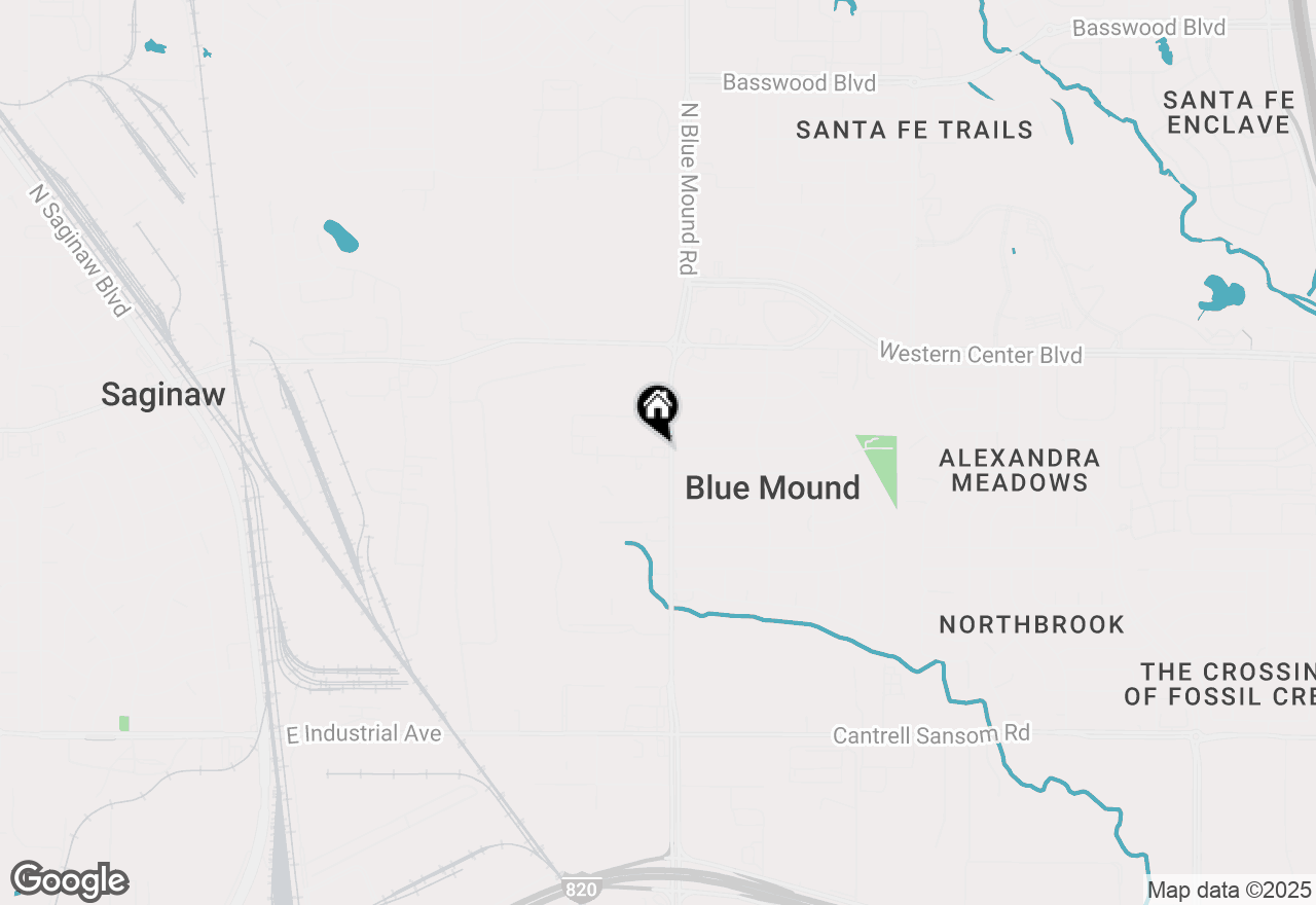 Map of 340 S Blue Mound Road #343, Saginaw, TX 76131