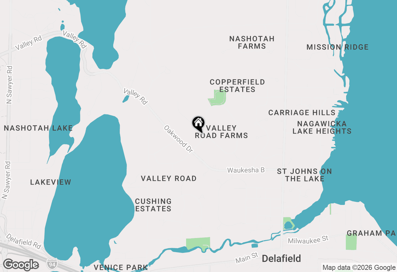Map of 191 Fieldstone Rd, Delafield, WI 53018