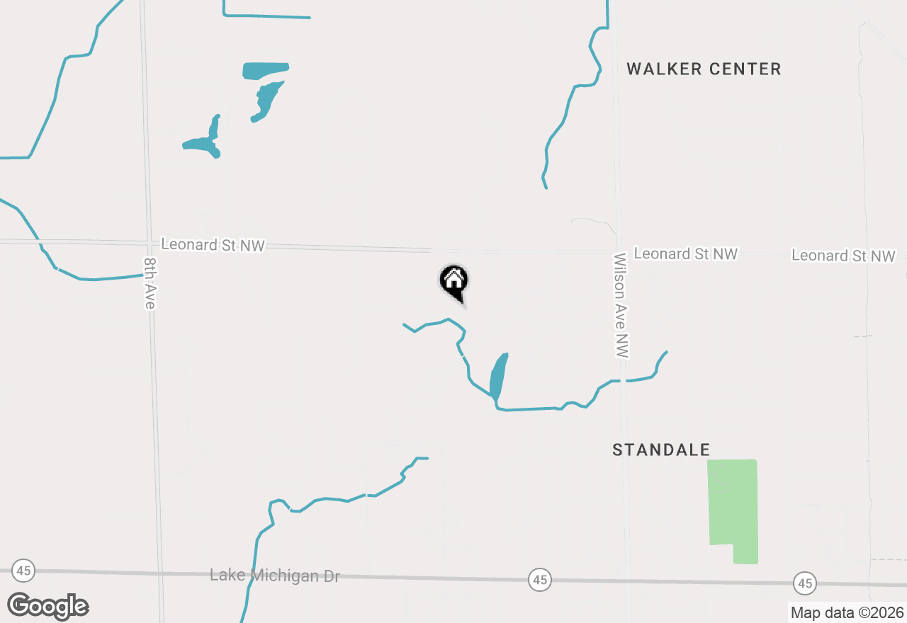 Map of 11854 Brisben Lane Nw, Grand Rapids, MI 49534