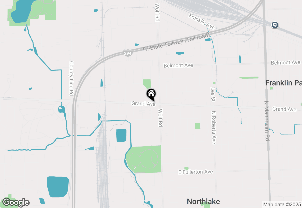 Map of 11225 W Grand Avenue, Melrose Park, IL 60164