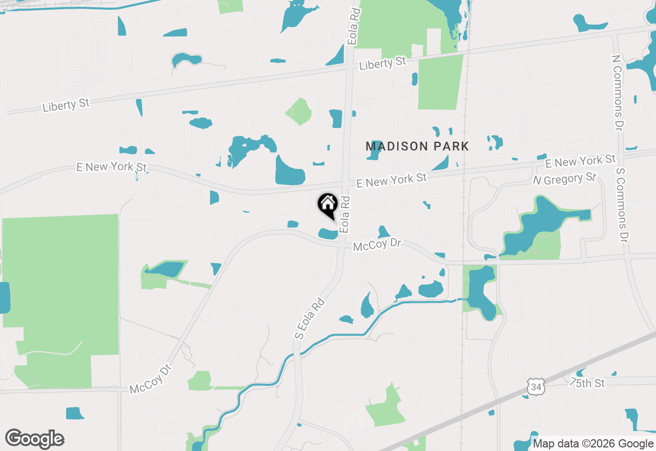 Map of 2833 Mapleside Court, Aurora, IL 60502