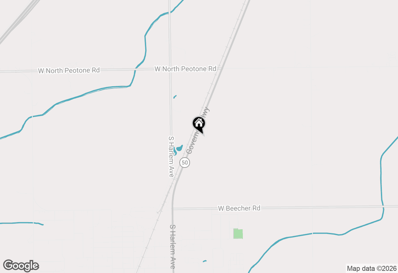 Map of 29837 S Route 50 #13, Peotone, IL 60468