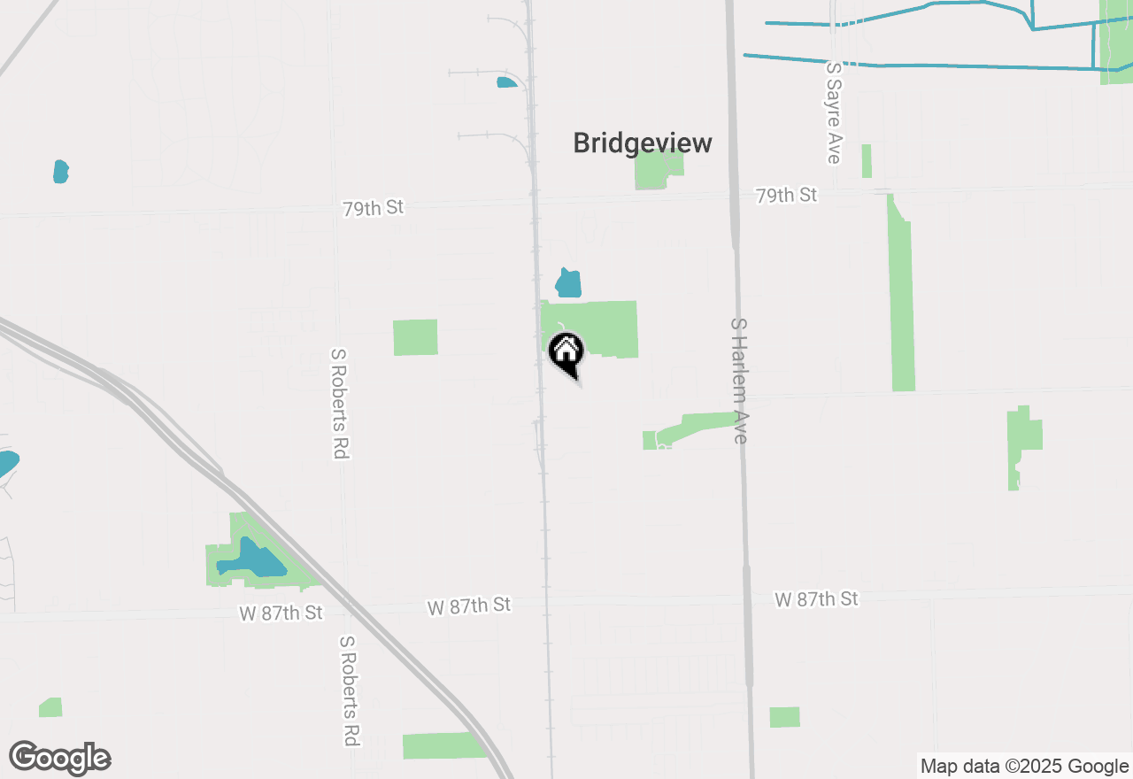 Map of 8640 S Thomas Avenue #A, Bridgeview, IL 60455