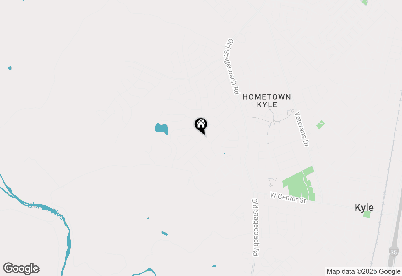 Map of 435 Five Mile Creek Way, Kyle, TX 78640