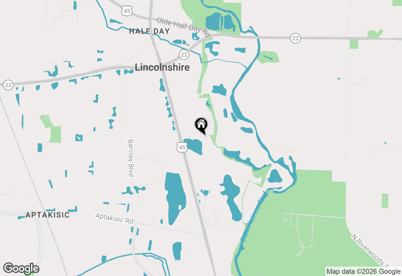 Map of 209 Rivershire Lane #504, Lincolnshire, IL 60069
