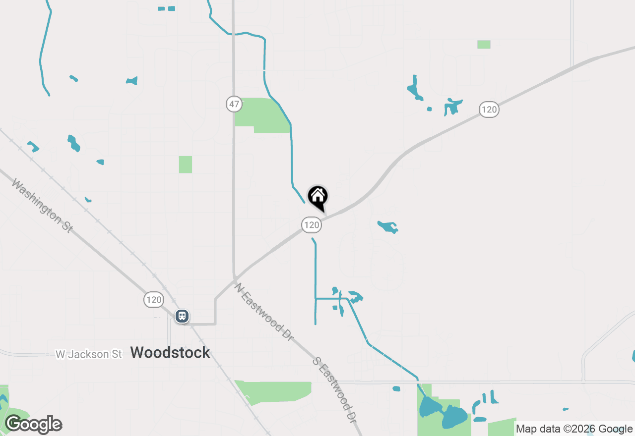 Map of 709 Mchenry Avenue, Woodstock, IL 60098