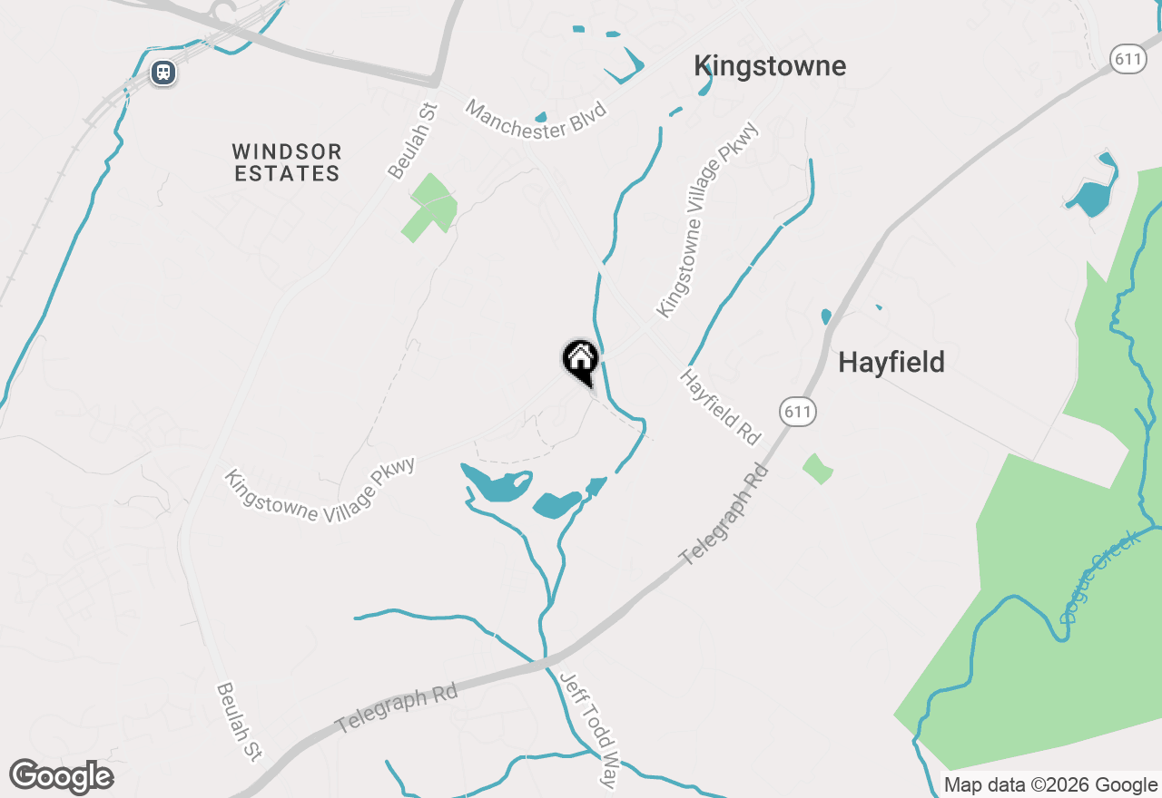 Map of 7501 Ashby Lane #J, Alexandria, VA 22315