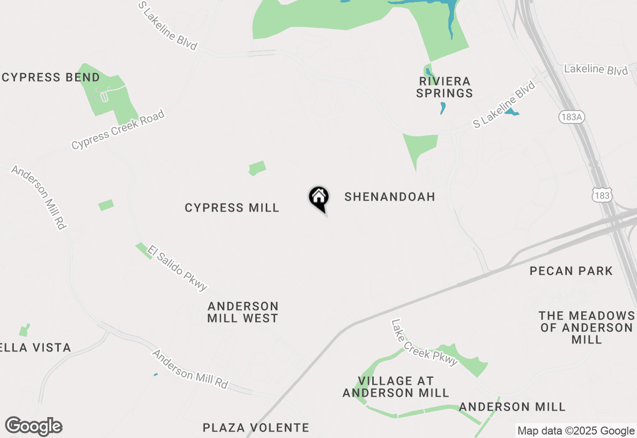 Map of 1300 Nightingale Dr, Cedar Park, TX 78613