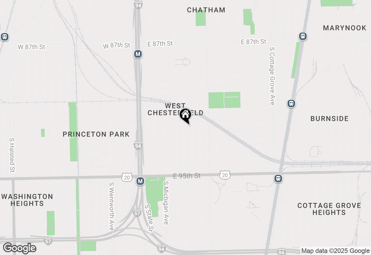 Map of 237 E 92nd Street, Chicago, IL 60619