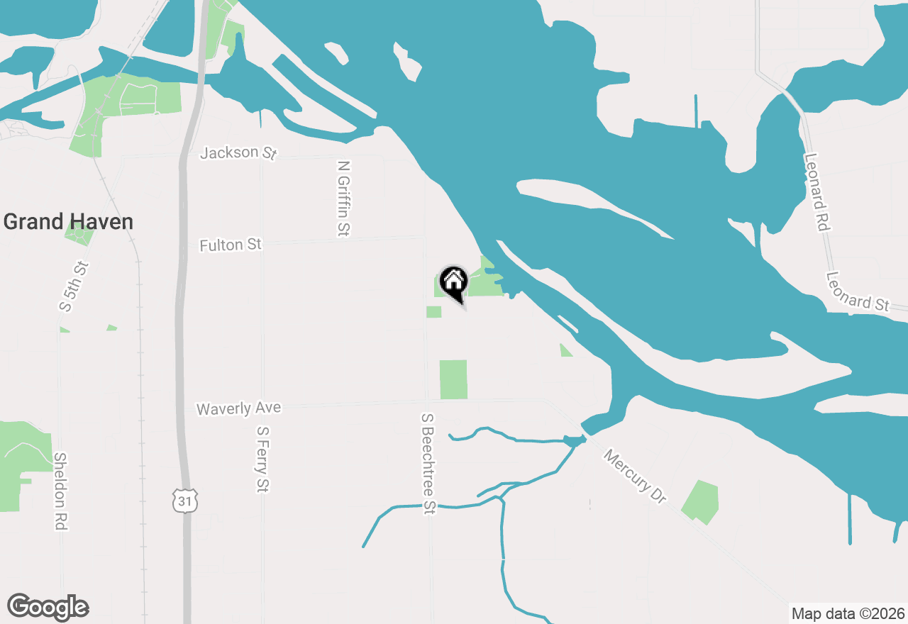 Map of 1531 Pennoyer Avenue, Grand Haven, MI 49417