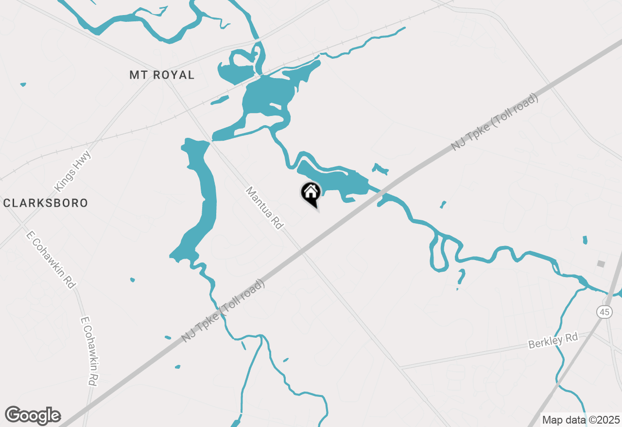 Map of 189 Acorn Drive, Mount Royal, NJ 08061