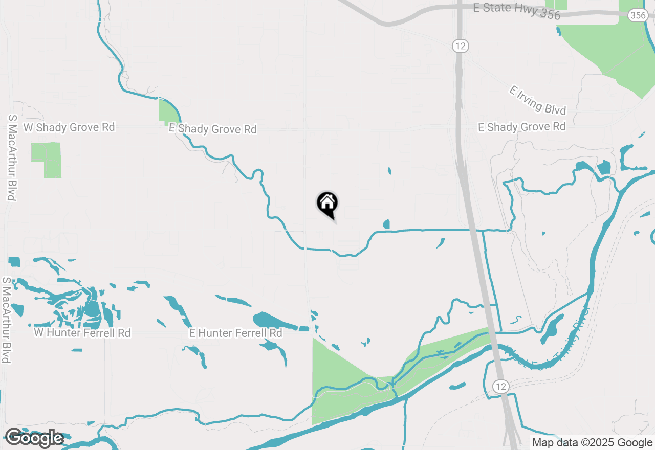 Map of 1633 Trinity View Street, Irving, TX 75060