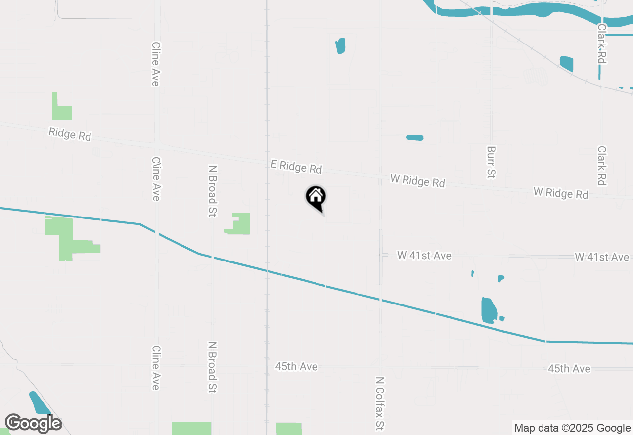Map of 1415 N Jay Street, Griffith, IN 46319