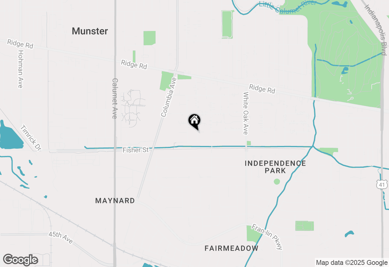 Map of 8810 Schreiber Drive, Munster, IN 46321