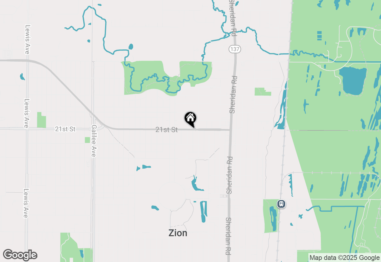 Map of 2101 Eshcol Avenue, Zion, IL 60099