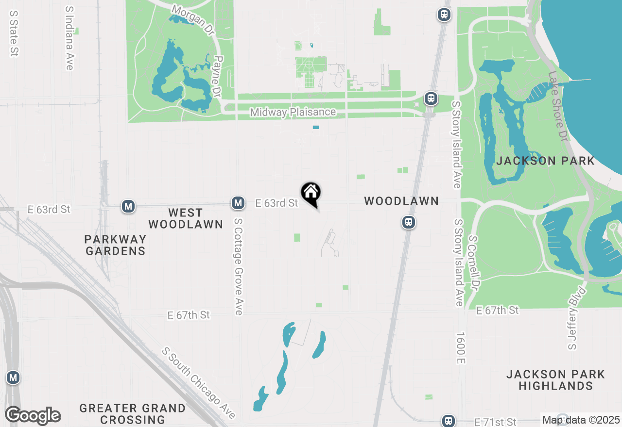 Map of 6320 S Greenwood Avenue #3, Chicago, IL 60637
