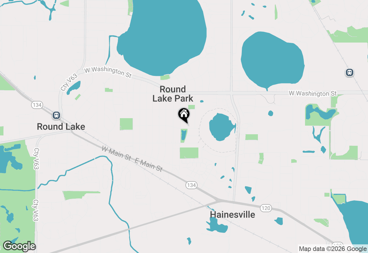 Map of 318 Elder Drive, Round Lake Park, IL 60073