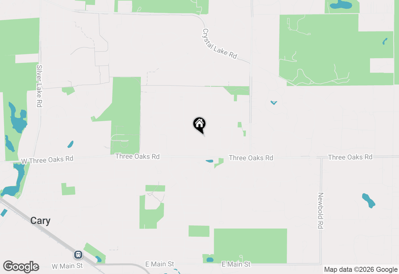 Map of 1405 Elk Trail, Cary, IL 60013