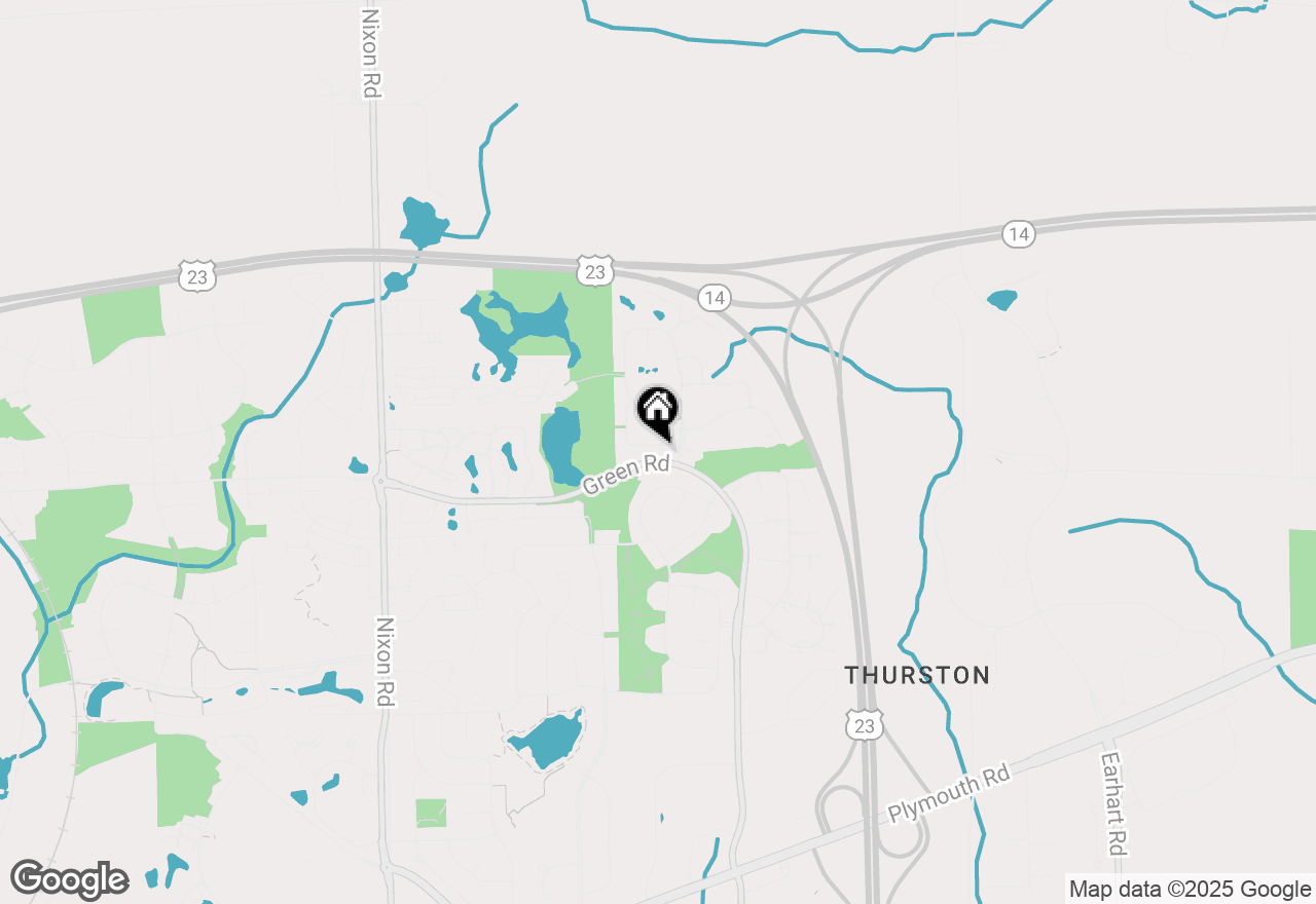 Map of 3381 Cromwell Road, Ann Arbor, MI 48105