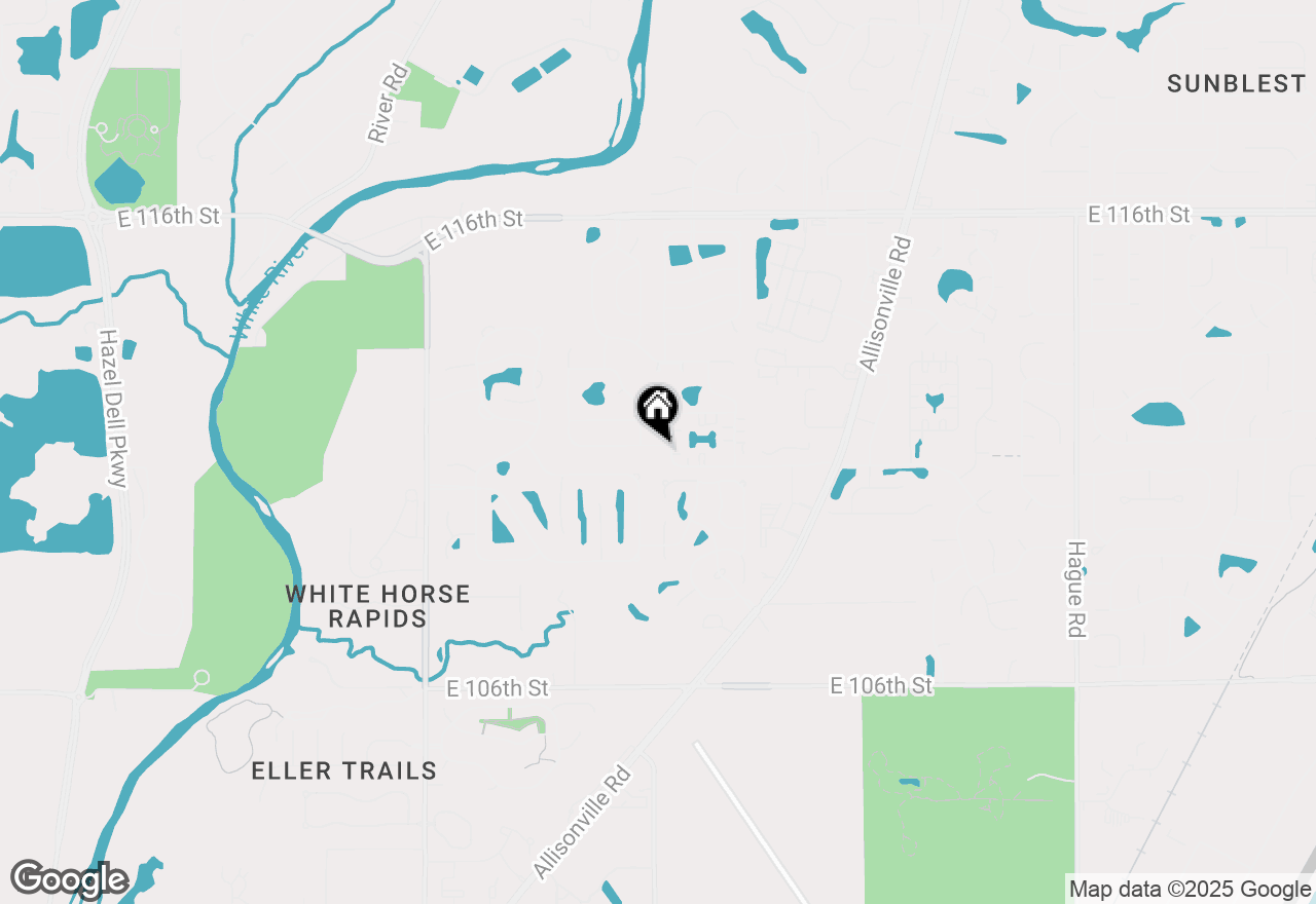 Map of 6585 Quail Run, Fishers, IN 46038